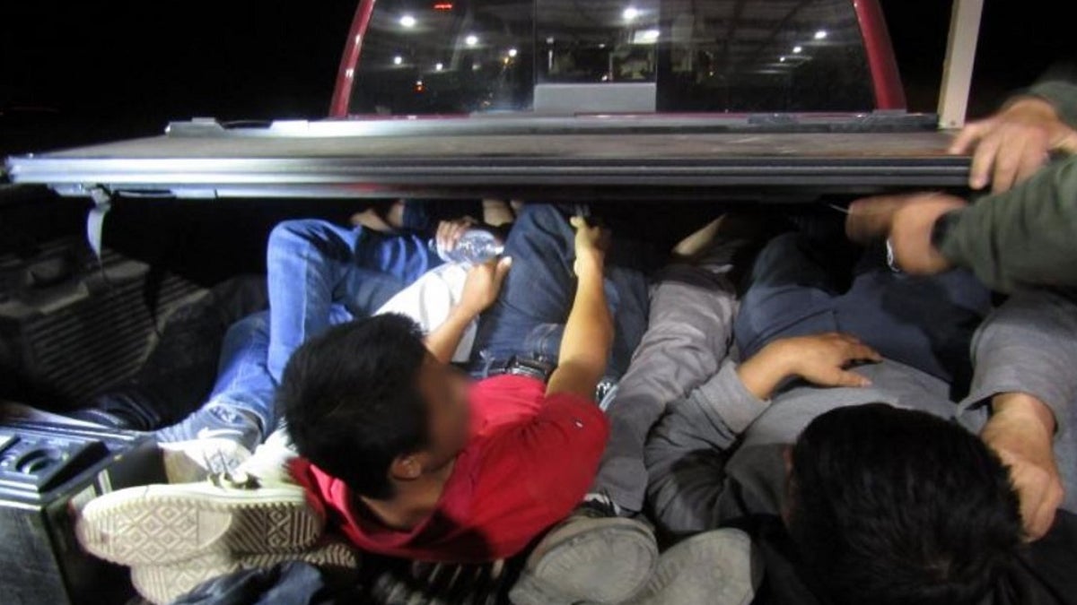 Border agents in Texas discovered 20 undocumented migrants in the bed of a pickup truck and a cargo trailer last week. 