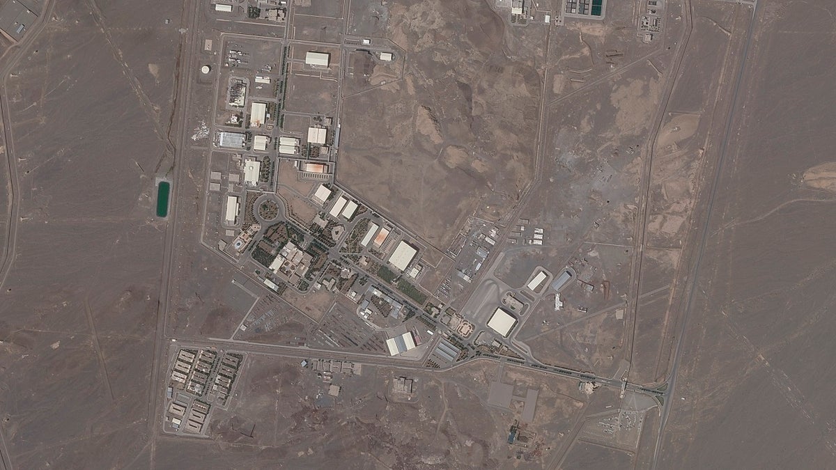 Satellite photo provided from Planet Labs Inc. shows Iran's Natanz nuclear facility. 