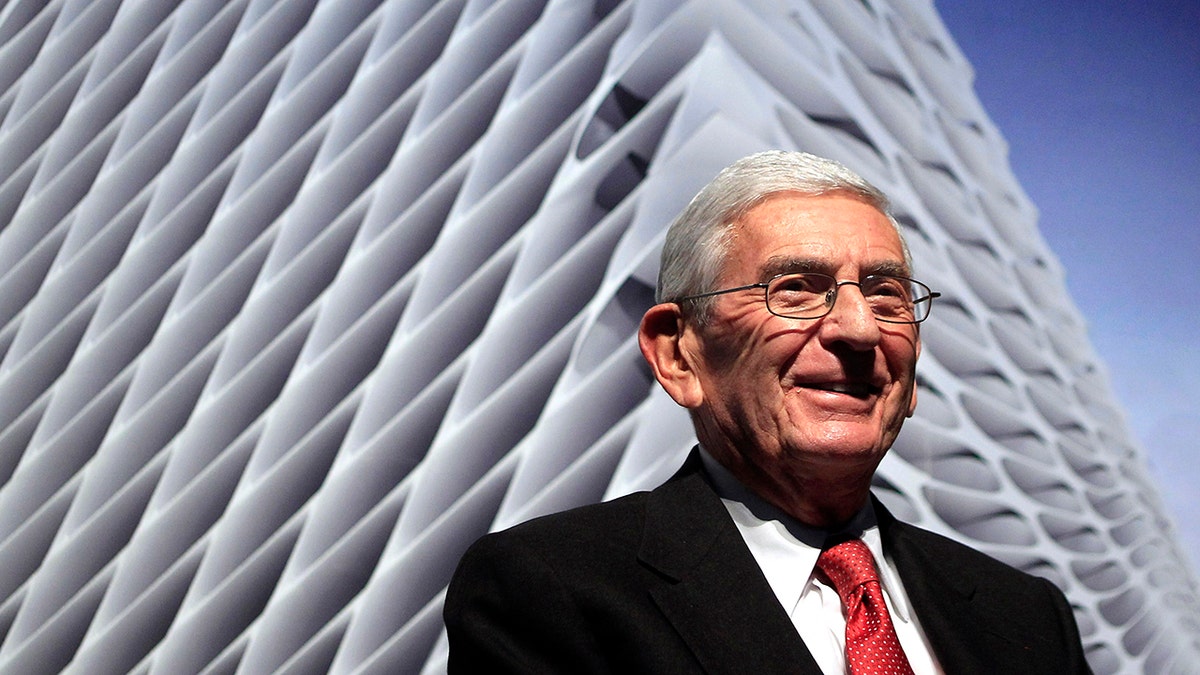 Billionaire Eli Broad, who died Friday, is seen in Los Angeles, Jan. 6, 2011. (Associated Press)