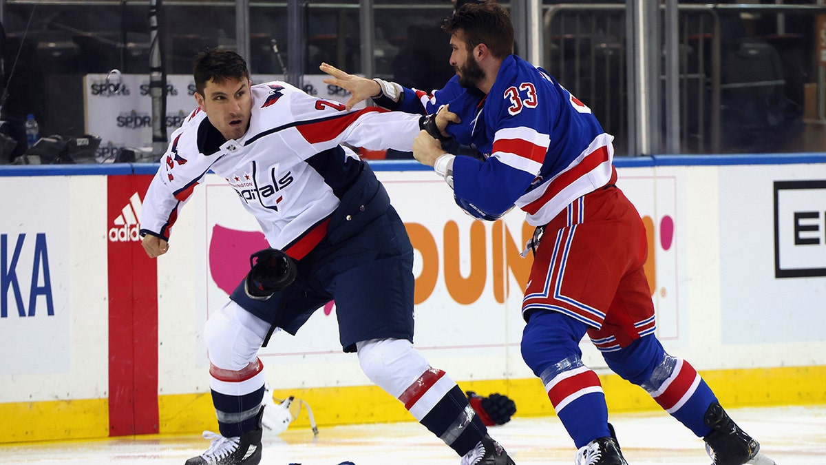 Tom Wilson given misconduct, 14 minutes in penalties, after starting line  brawl with Rangers