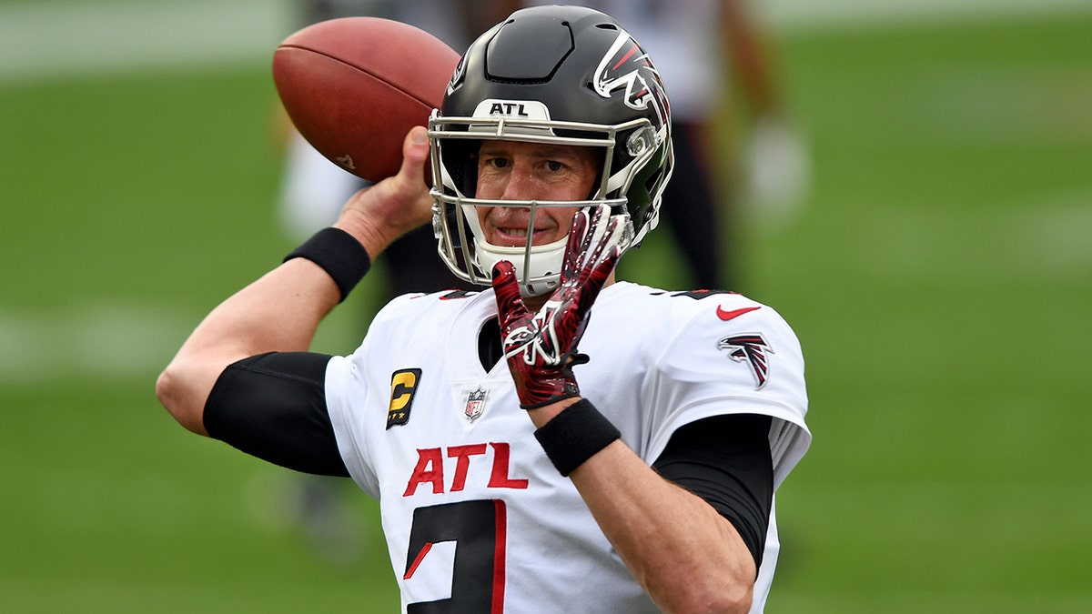 FILE - Atlanta Falcons quarterback Matt Ryan (2) throws a pass before an NFL football game against the Tampa Bay Buccaneers in Tampa, Fla., in this Sunday, Jan. 3, 2021, file photo.