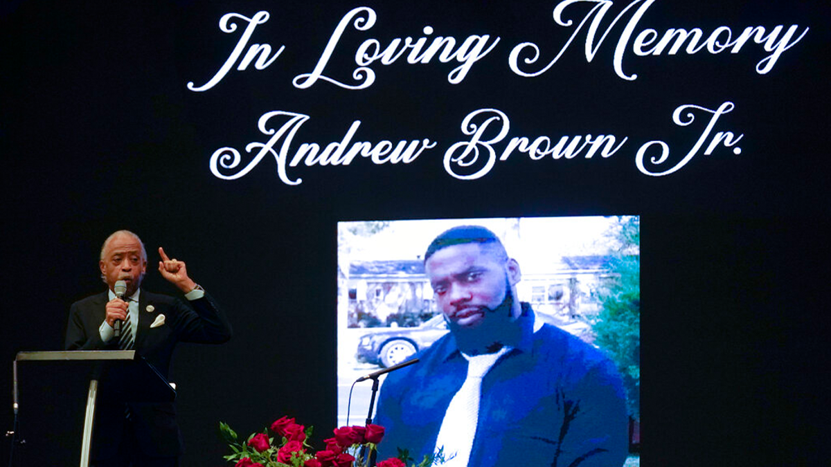 Al Sharpton speaks at Andrew Brown Jr. funeral