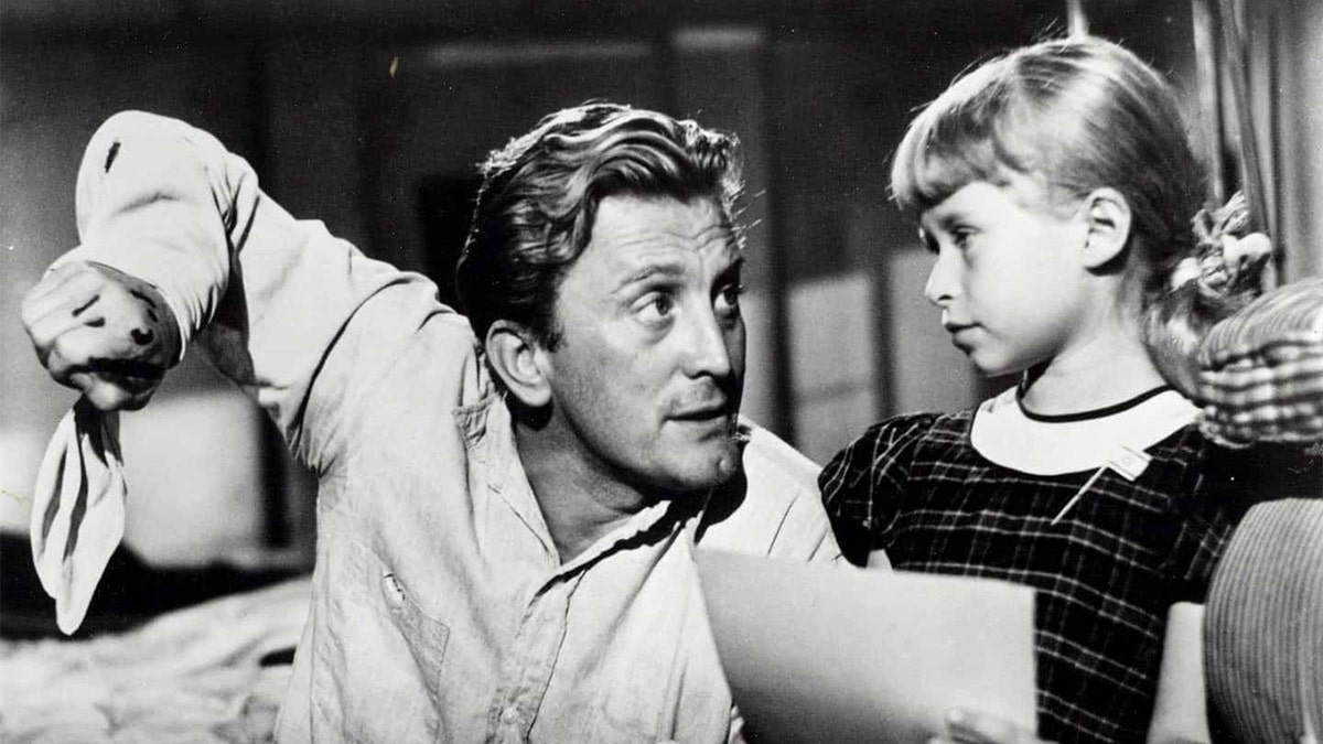 Beverly Washburn and Kirk Douglas worked together in 1953's 'The Juggler.'