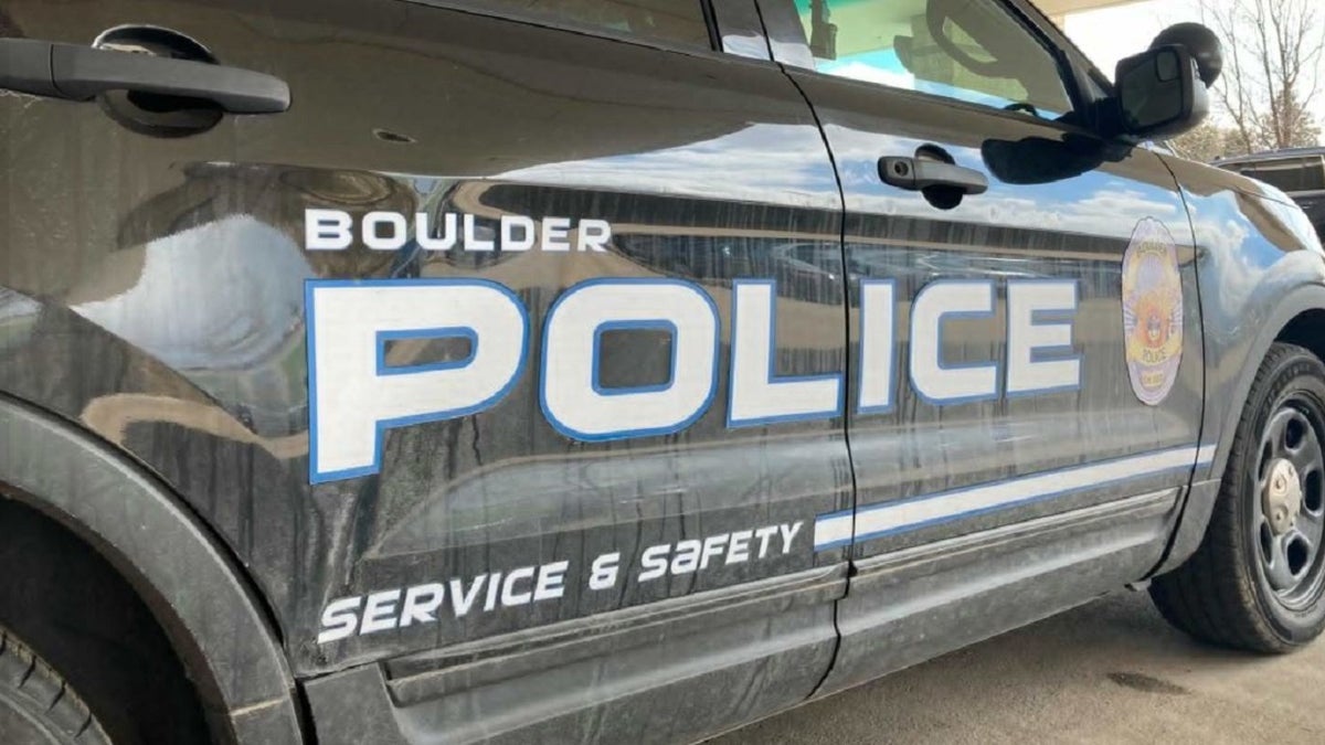 Boulder police vehicle