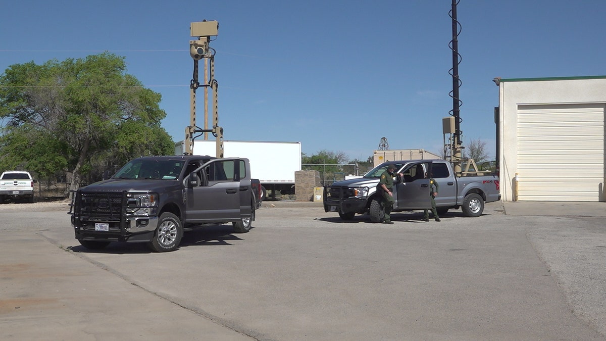 Two new truck-mounted roaming cameras will help agents see clearer 24/7 wherever they go. The cameras can move in any direction and are equipped with night vision. (Stephanie Bennett/Fox News)