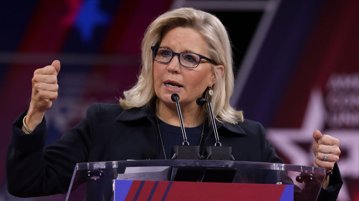 U.S. Rep. Liz Cheney, R-Wyo., speaks during the annual Conservative Political Action Conference (CPAC) at Gaylord National Resort and Convention Center February 27, 2020 in National Harbor, Maryland. Cheney was ousted from her role as the House Republican conference chair in 2021 due to her opposition to former President Donald Trump. (Photo by Alex Wong/Getty Images)