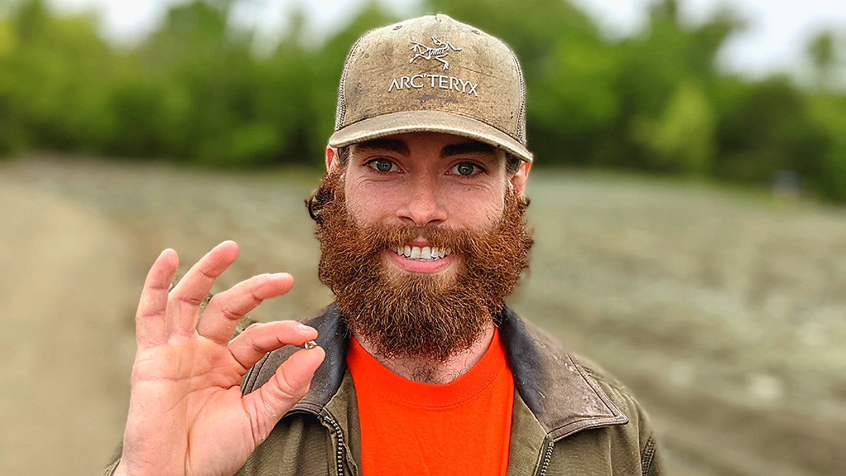 Christian Linden, 26, from Poulsbo, Washington, recently found a 2.2-carat yellow diamond at Arkansas’s Crater of Diamonds State Park.