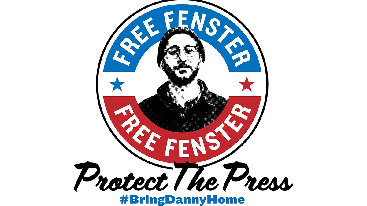 The social media campaign image to bring home Danny Fenster, an American journalist.