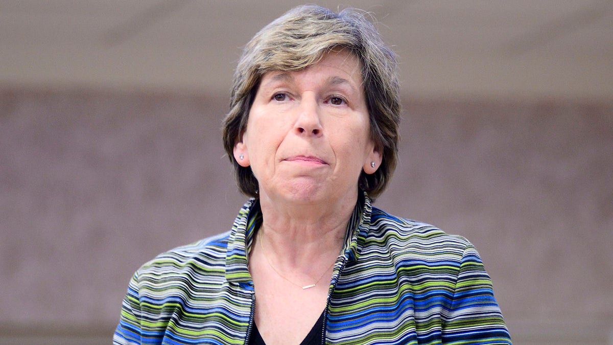 Randi Weingarten, president of the American Federation of Teachers during a town hall with 2020 presidential candidate Sen. Elizabeth Warren (D-MA) and members of the American Federation of Teachers, in Philadelphia, PA, on May 13, 2019.  (Photo by Bastiaan Slabbers/NurPhoto via Getty Images)