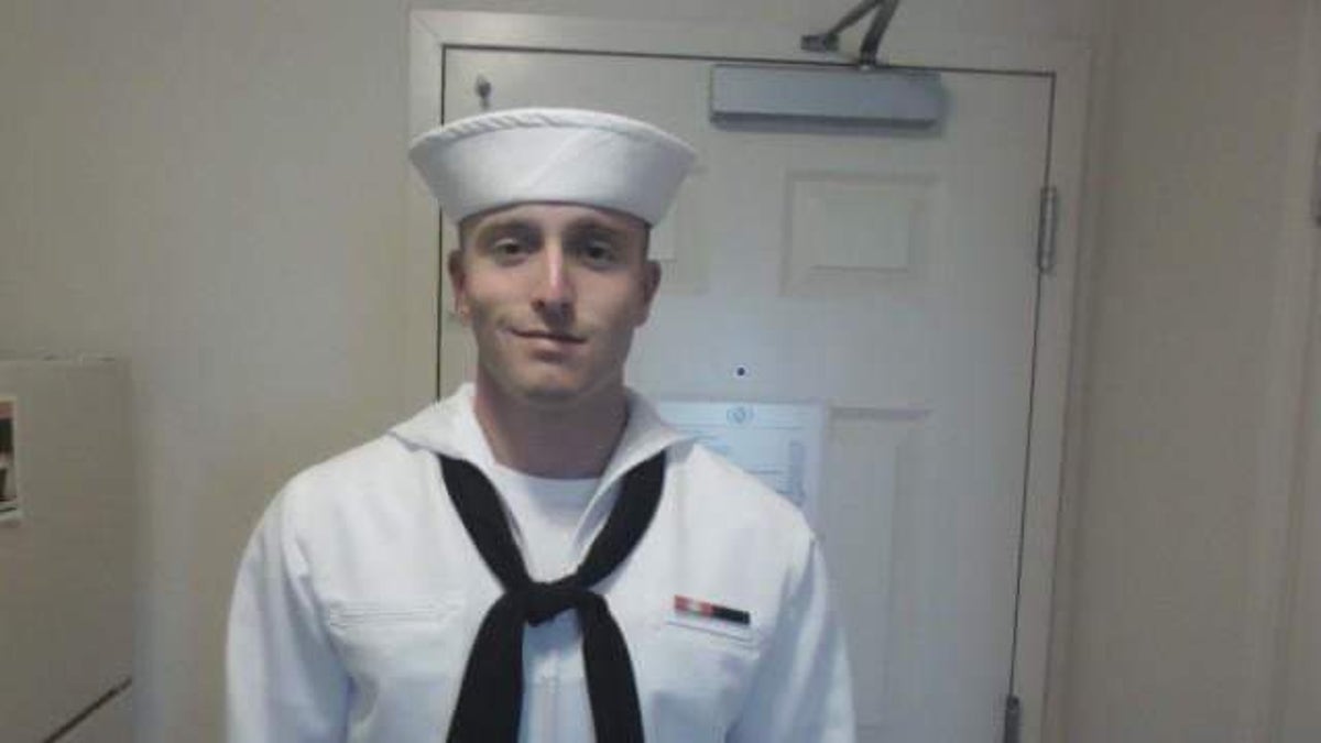 David Bulger (pictured) wearing his U.S. Navy uniform (Photo courtesy of David Bulger).