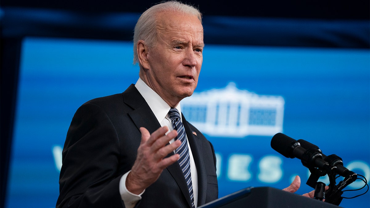 President Joe Biden delivers remarks about COVID vaccinations in the South Court Auditorium at the White House, Wednesday, May 12, 2021, in Washington. (AP Photo/Evan Vucci)