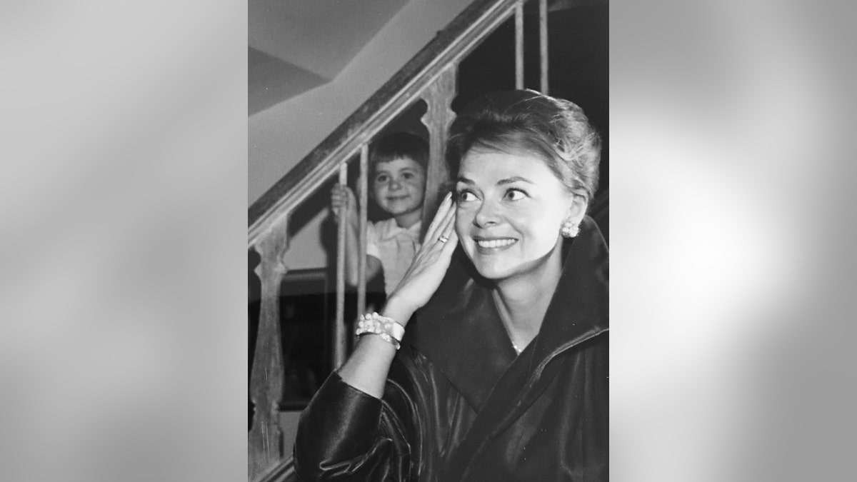 June Lockhart and her daughter.