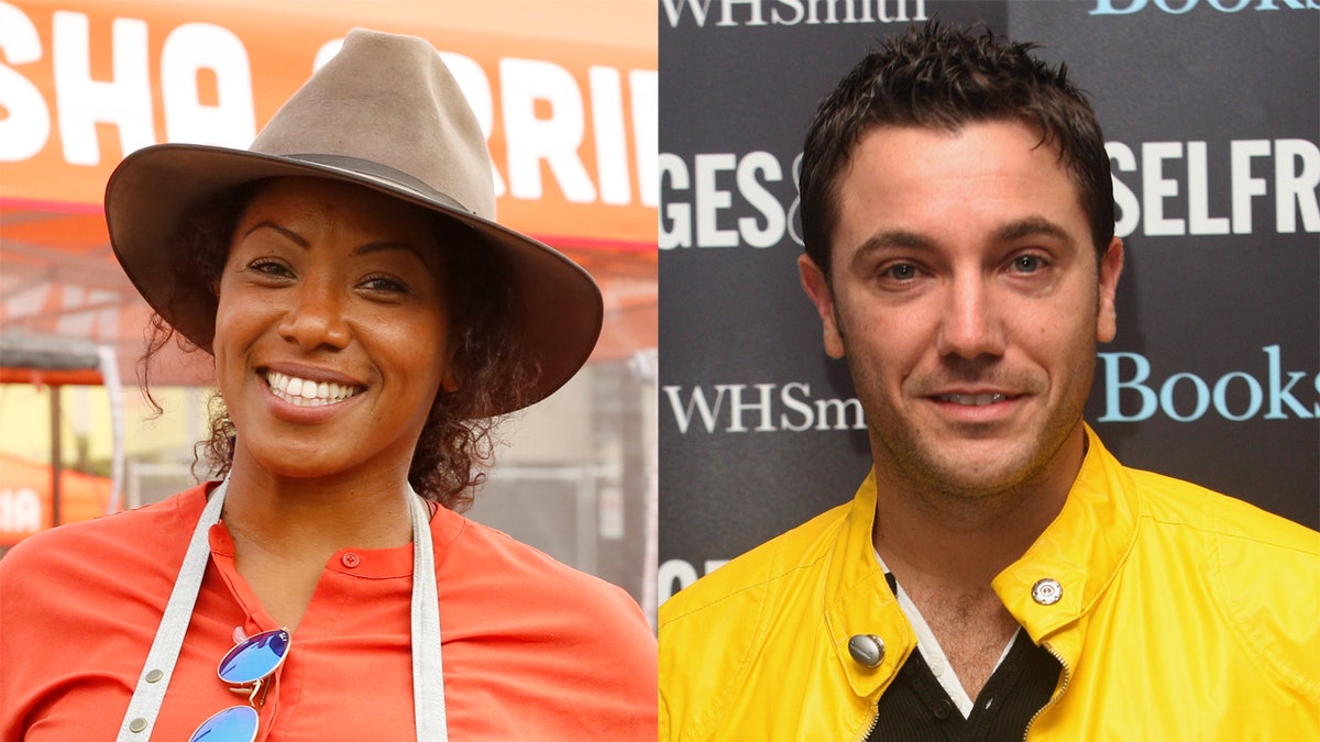 Nyesha Arrington and Gino D'Acampo