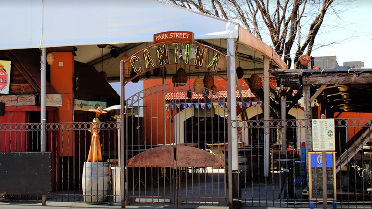 An exterior view of Park Street Cantina, located in Columbus, Ohio. 