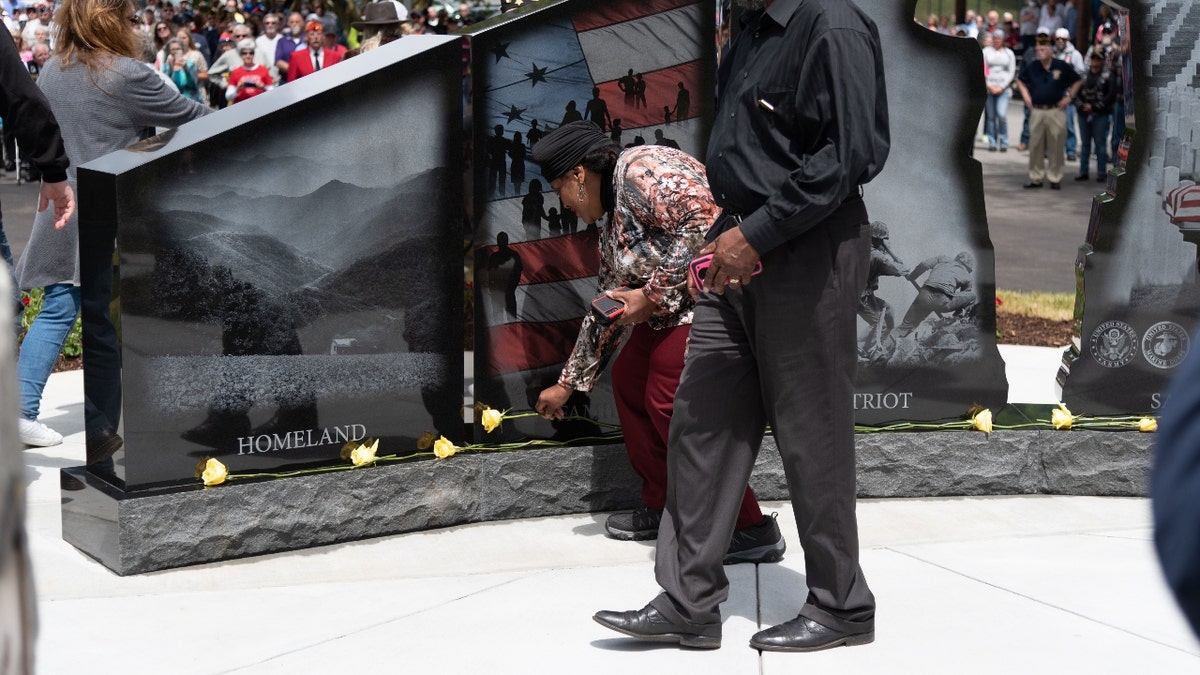 The Hershel Woody Williams Medal of Honor Foundation Gold Star Families Memorial in Elkin, North Carolina (Credit;  Robert Luffman)
