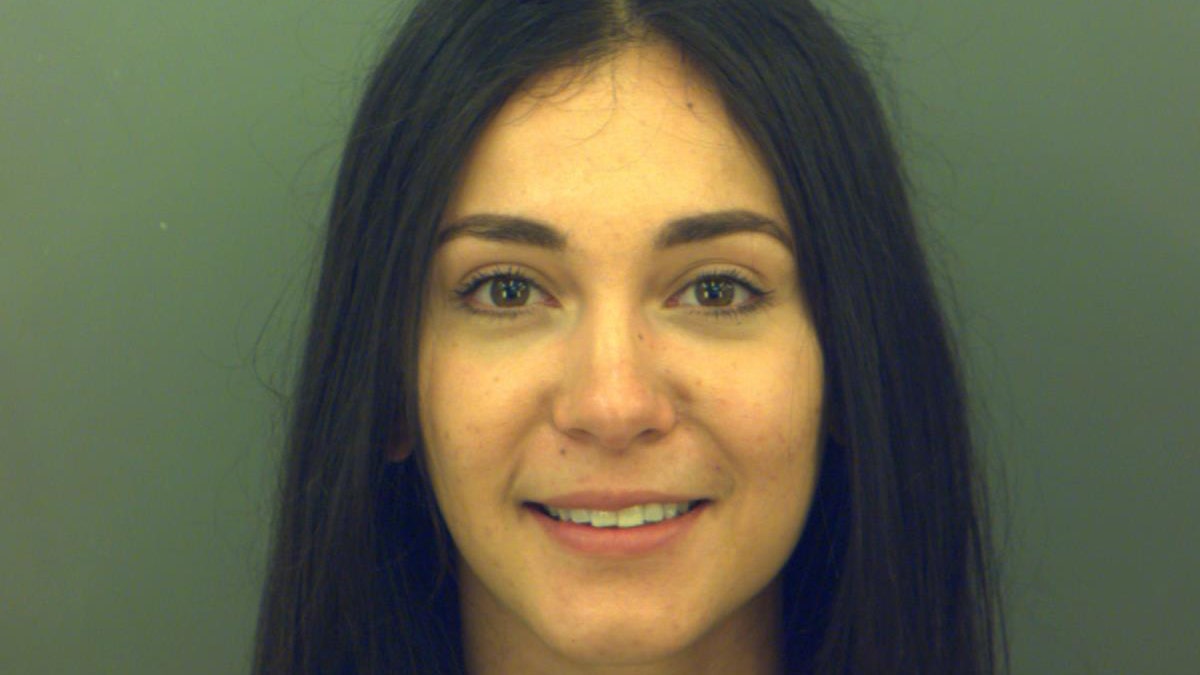 Luz Elizabeth Rae, 26, was arrested after she was caught trespassing into a Texas zoo's spider monkey enclosure, police said