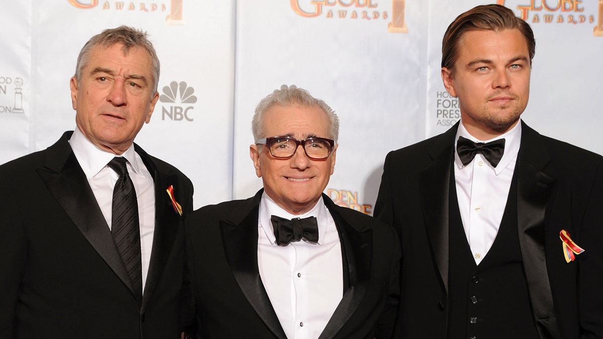 Robert De Niro, Martin Scorsese and Leonardo DiCaprio