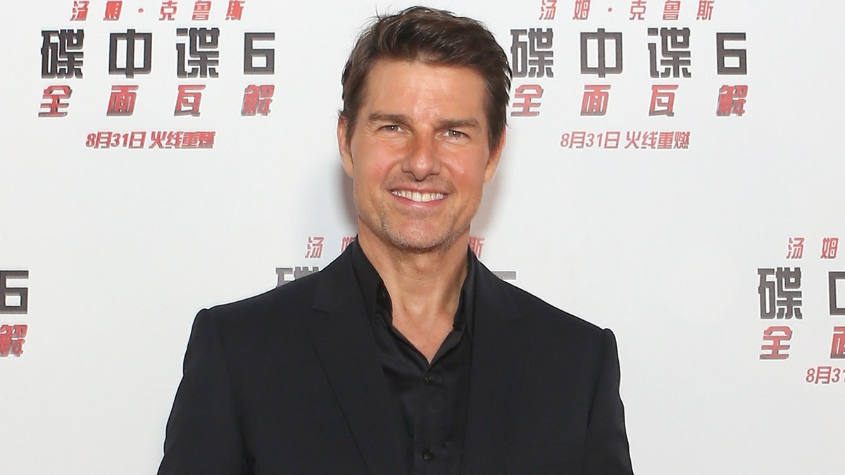 Tom Cruise attends a movie premiere in China
