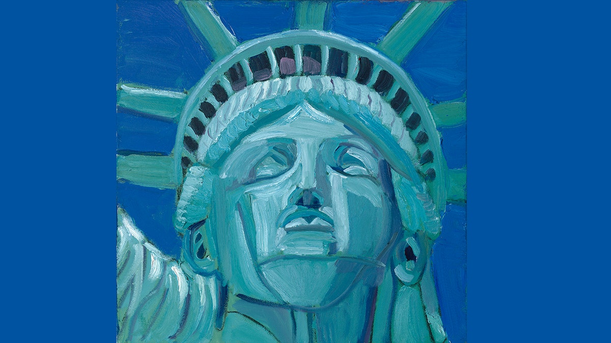 "Beacon of Hope," a painting by President George W. Bush. 