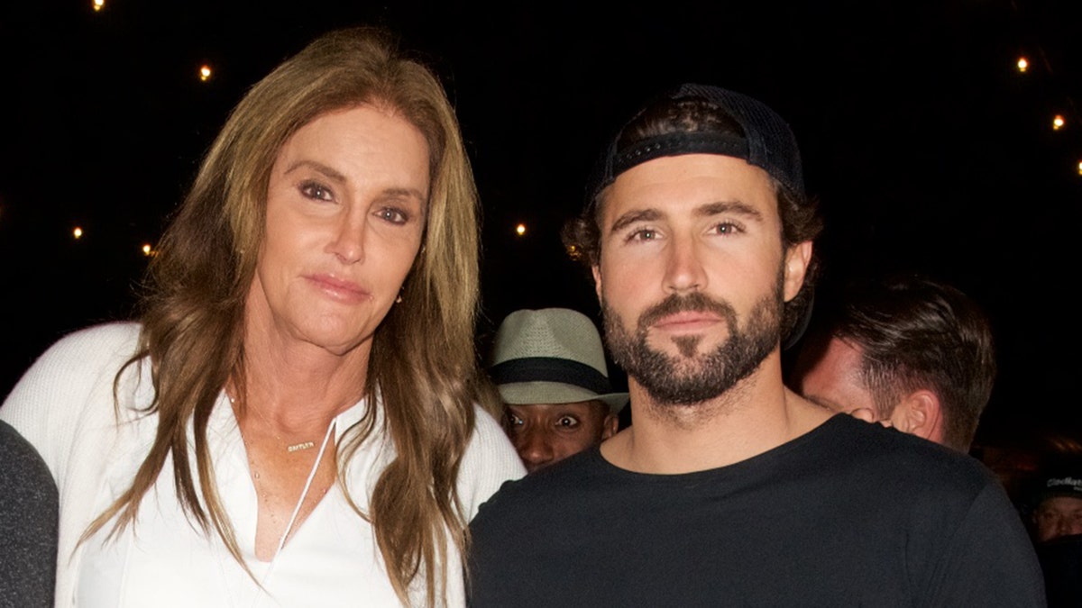 Brody Jenner (R) is trying to avoid questions about his dad, Caitlyn Jenner (L), running for California governor. 