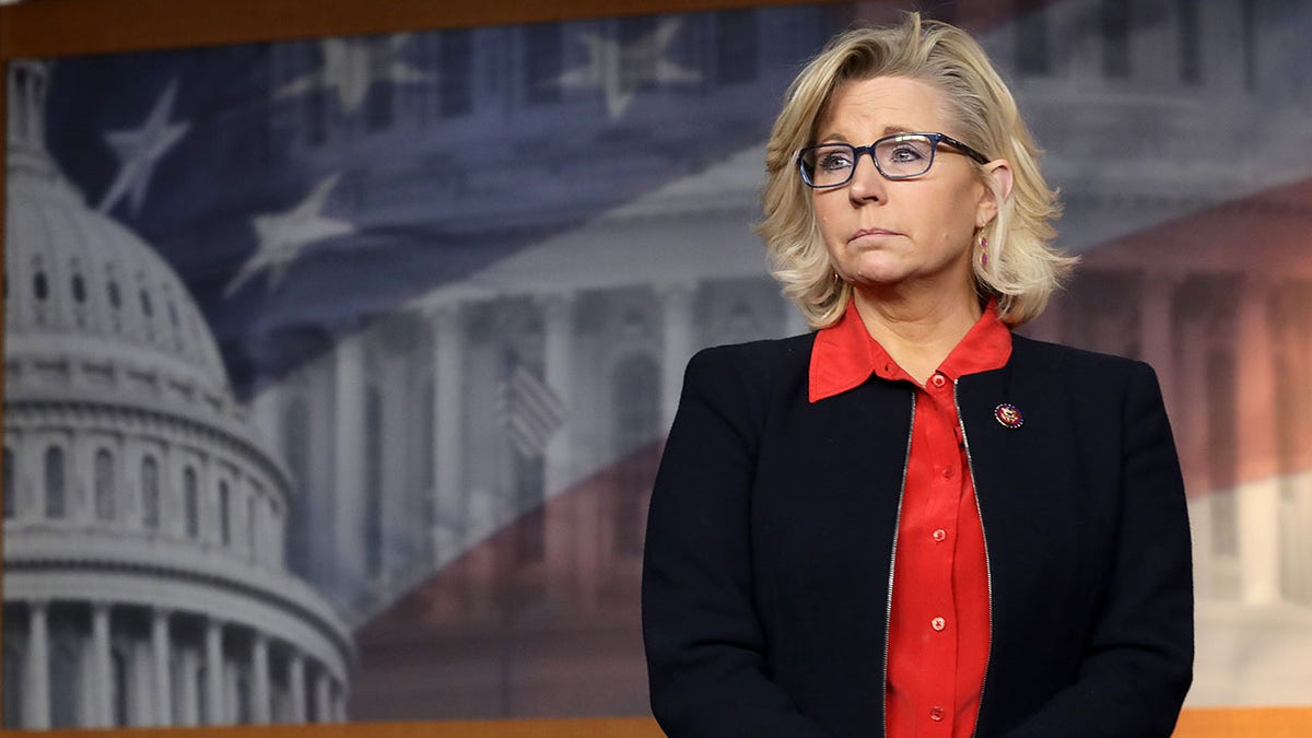 WASHINGTON, DC - FEBRUARY 13: House Republican Conference Chair Rep. Liz Cheney (R-WY) attends a news conference following a GOP caucus meeting at the U.S. Capitol Visitors Center February 13, 2019 in Washington, D.C. (Photo by Chip Somodevilla/Getty Images)