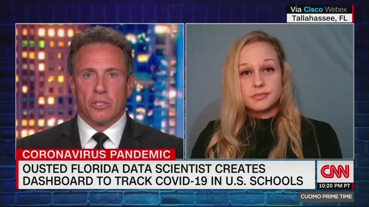 Rebekah Jones on CNN