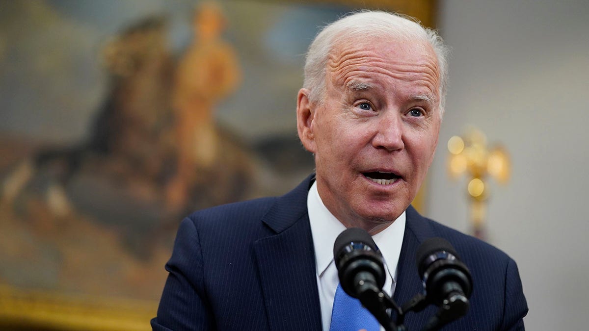President Biden delivers remarks about the Colonial Pipeline hack, in the Roosevelt Room of the White House, Thursday, May 13, 2021, in Washington. Biden has proposed historic spending increases early in his term. (AP Photo/Evan Vucci)