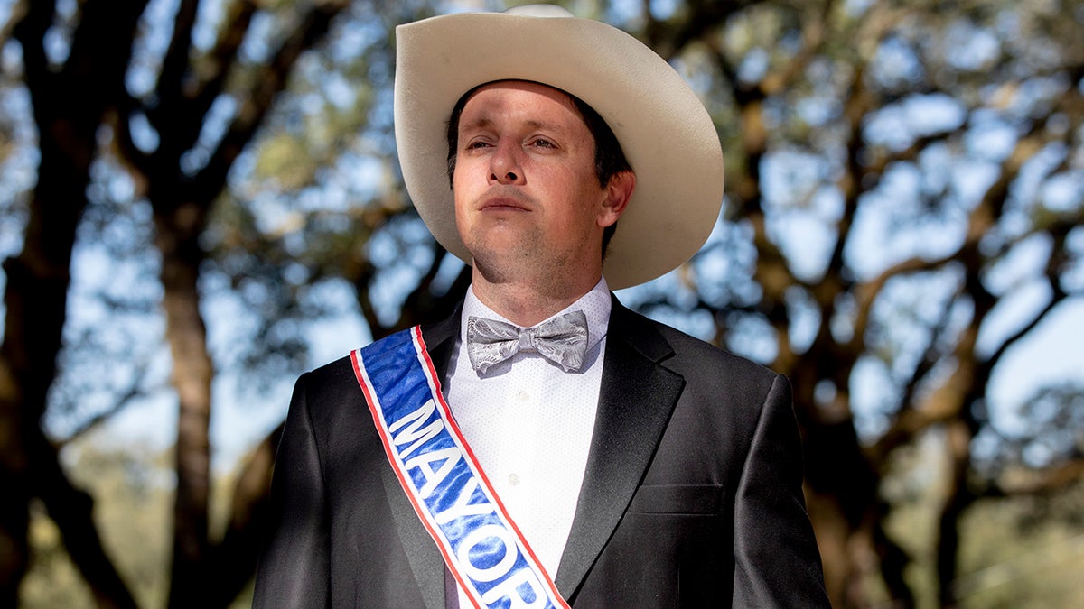 In this Oct. 31, 2021, file photo, Windsor Mayor Dominic Foppoli stands for a portrait during a Halloween event at Keiser Park in Windsor, Calif. The mayor of the California wine country town of Windsor who has been dogged by allegations that he sexually assaulted five women announced his resignation from office on Friday, May 21, 2021.?