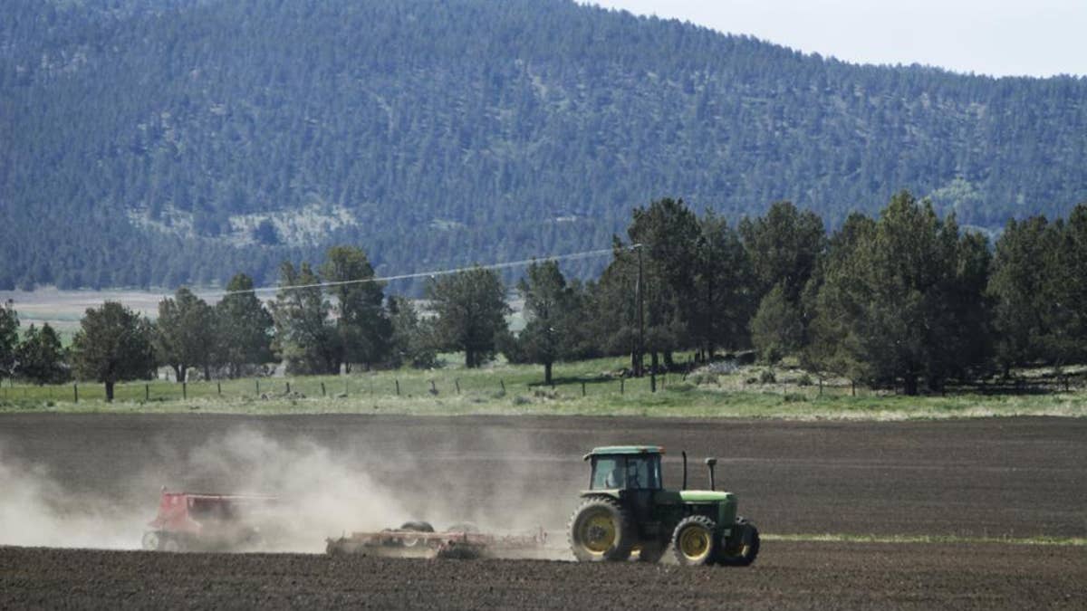 Tractor in Oregon