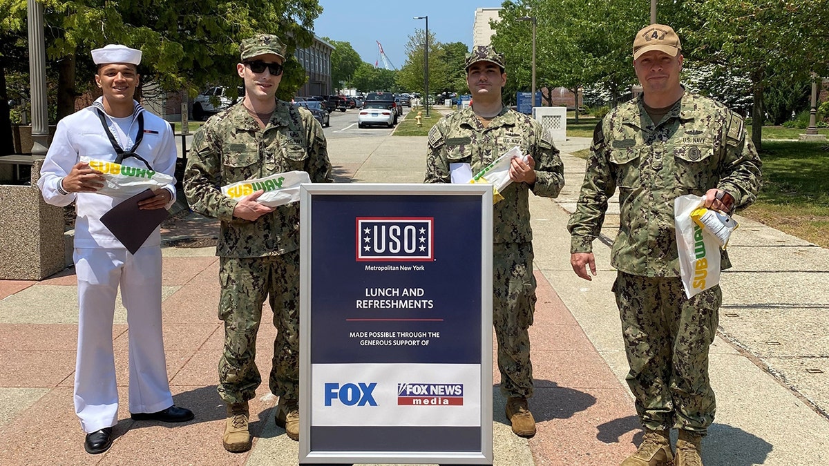 Feed the Crew event at Naval Submarine Base New London