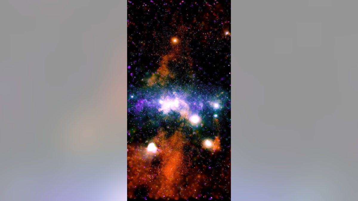 Massachusetts' Chandra X-ray observatory's view of the Milky Way's Galactic Center.