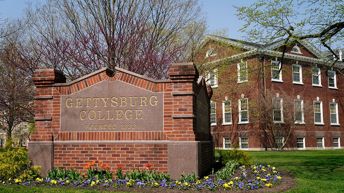 This Wednesday, April 7, 2021 photo shows the Gettysburg College campus in Gettysburg, Pa. A well-regarded school of about 2,400 students, Gettysburg is far from alone in reporting a troubling number of campus sex assaults under the 1990 Clery Act. (AP Photo/Matt Rourke)