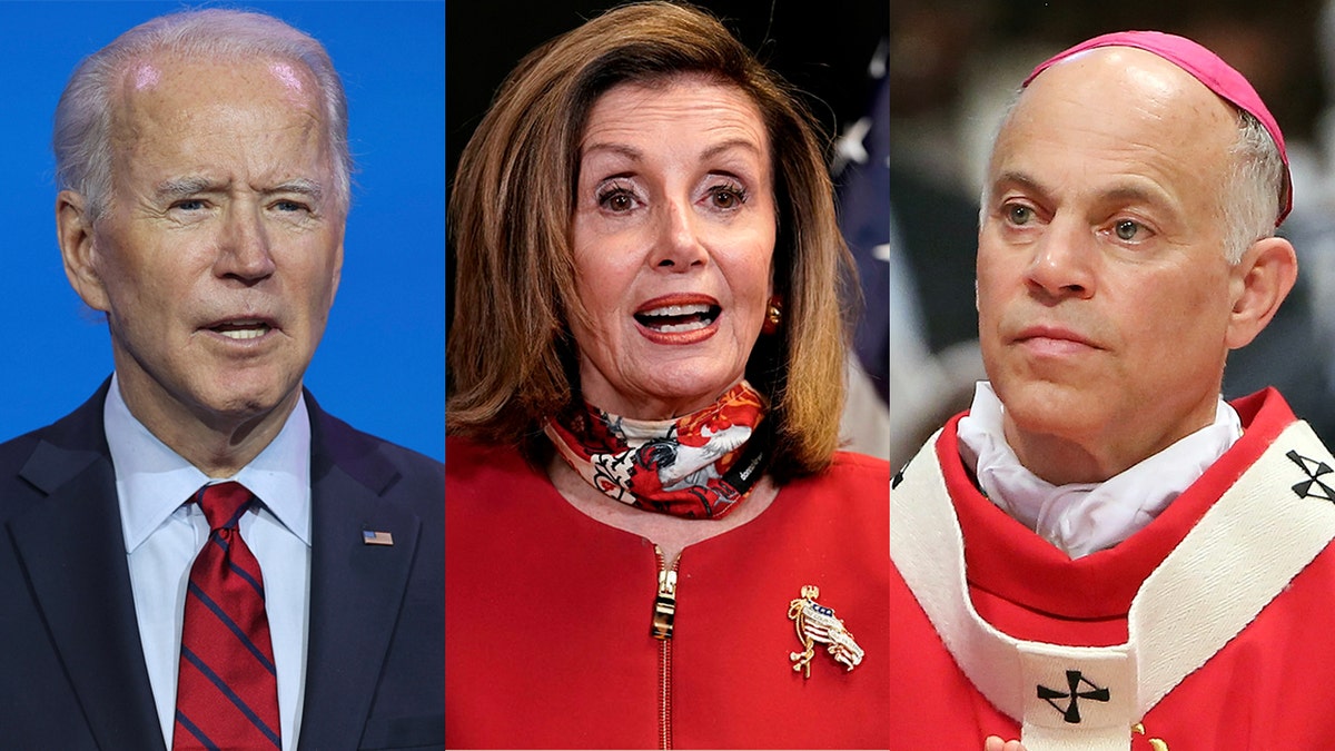 Joe Biden, Nancy Pelosi, Archbishop Cordileone