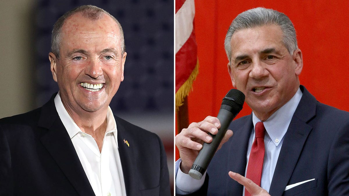 A confident Jack Ciattarelli, right, likes to say that he’s the only New Jersey Republican who can unseat Gov. Phil Murphy, left, in this November’s election.
