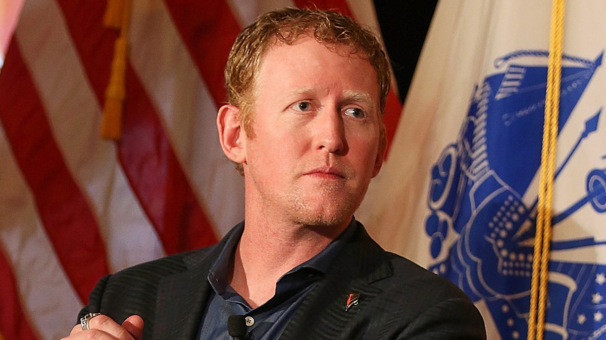 YORBA LINDA, CA - JULY 26: Robert O'Neill speaks onstage during book signing and lecture at Richard Nixon Library on July 26, 2017 in Yorba Linda, California. (Photo by Phillip Faraone/Getty Images)