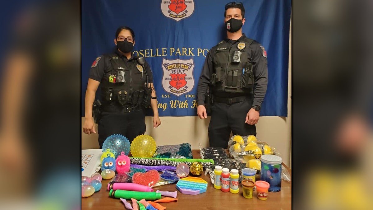 Roselle Park Police Officer Jessica Diaz, left, proposed the new kits and training last week.