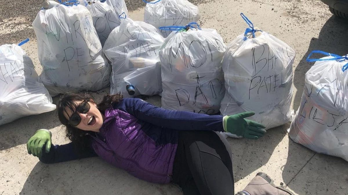 Stefani Shamrowicz has been chronicling her journey on Instagram, posting from New York City on Tuesday and Ohio last week, when she collected her 100th bag of trash. Seven days before that, she was in Kentucky.