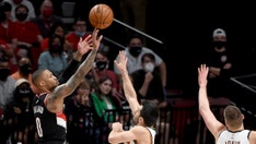 Trail Blazers beat Nuggets 115-95 in Game 4 to tie series