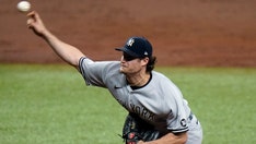 Cole strikes out 12 in eight innings, Yankees beat Rays 1-0