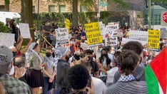 Anti-Israel protest erupts at Israeli embassy in DC