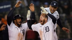 Tigers' Robbie Grossman hits game-winning home run amid head-scratching calls from umpires