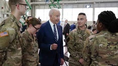 Biden visits troops to offer Memorial Day thanks: 'You are the spine of America'