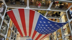 Chicago Macy's hangs world's largest American flag in annual display of patriotism