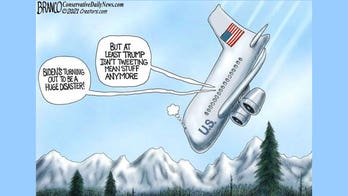 Political cartoon of the day: Crash and burn