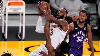 Lakers' James out at least 1 more game due to sprained ankle