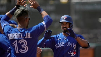 Grichuk drives in 5, Jays beat A's 10-4 for series split
