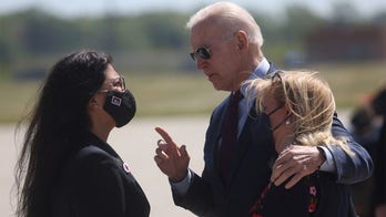 Biden and The Squad's Tlaib stage heated confrontation on tarmac in Detroit
