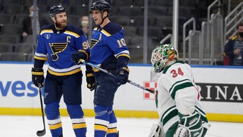 Blues score 7 straight goals to beat Wild 7-3