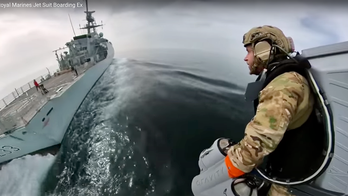 WATCH: British Royal Marines testing jetpacks that can reach speeds of 80 mph