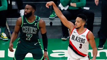 McCollum powers Trail Blazers past Celtics 129-119